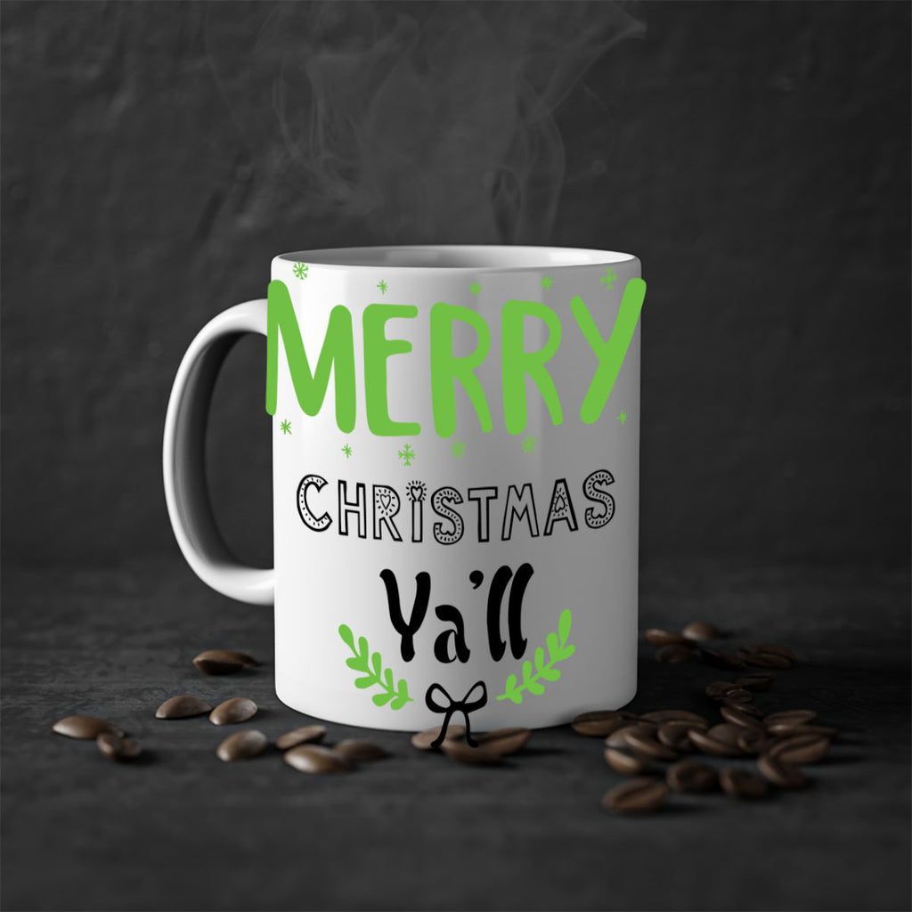 merry christmas ya ll style 506#- christmas-Mug / Coffee Cup