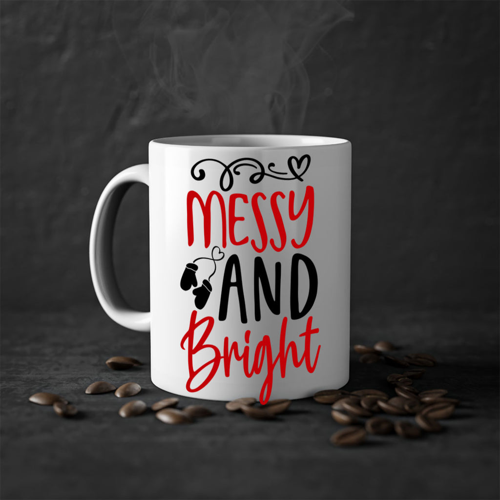 messy and bright style 510#- christmas-Mug / Coffee Cup