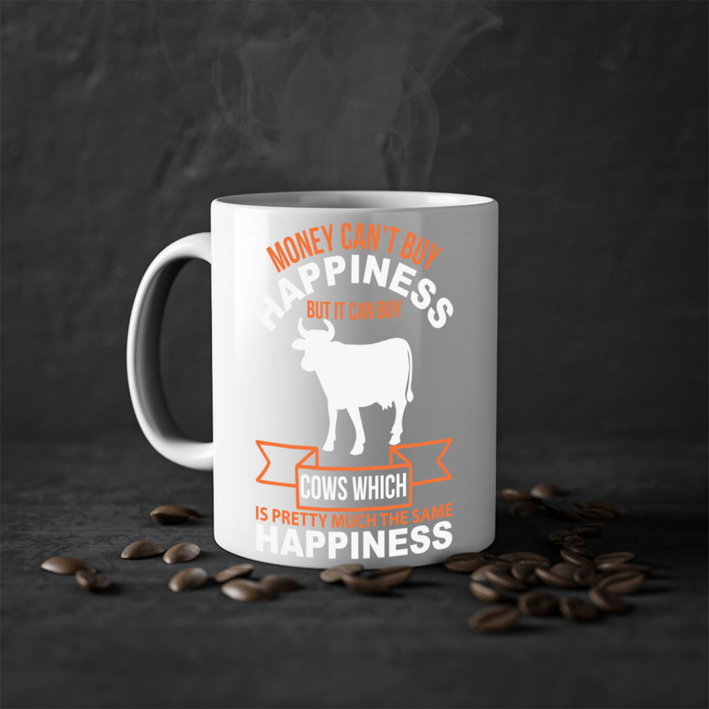 money can’t buy happiness but it can buy cows which is pretty much the same happiness Style 1#- Cow-Mug / Coffee Cup