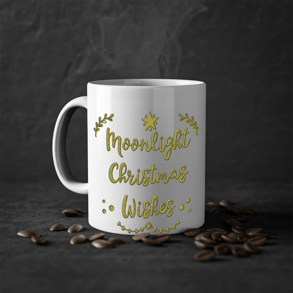 moonlight christmas wishes green 456#- christmas-Mug / Coffee Cup