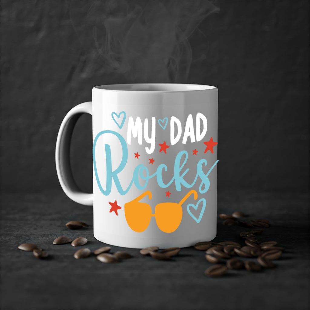 my dad rocks 83#- fathers day-Mug / Coffee Cup