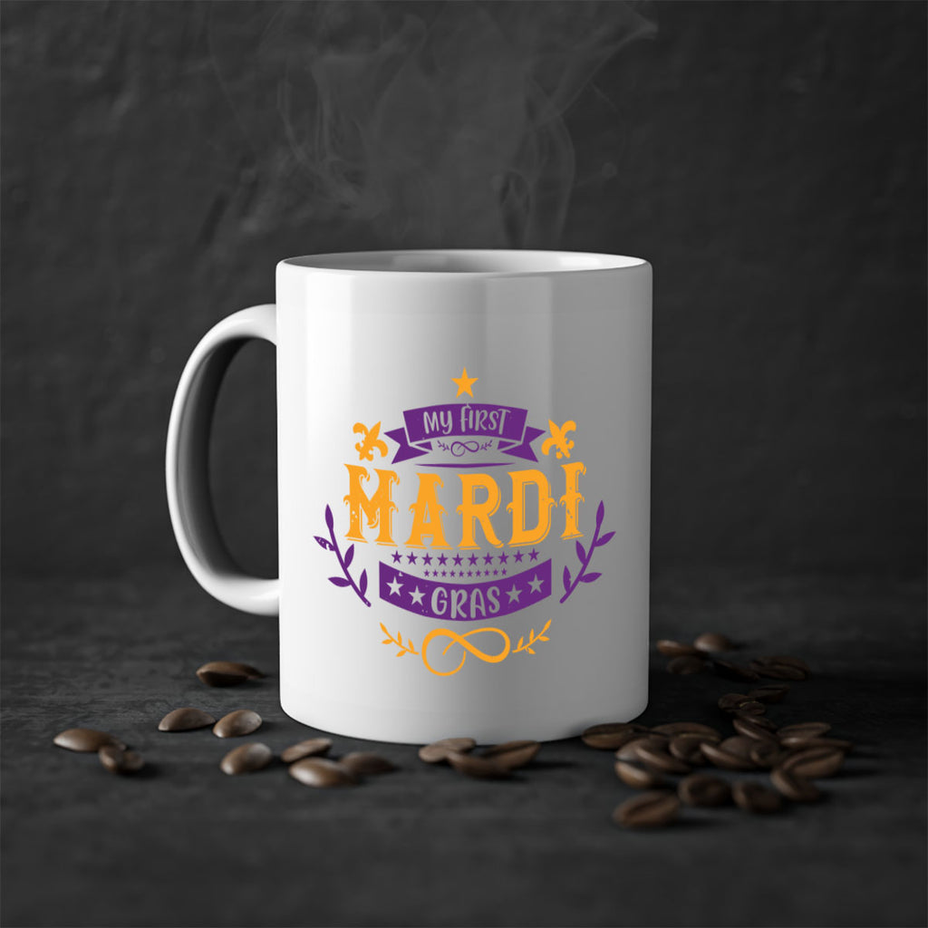 my first mardi gras 44#- mardi gras-Mug / Coffee Cup