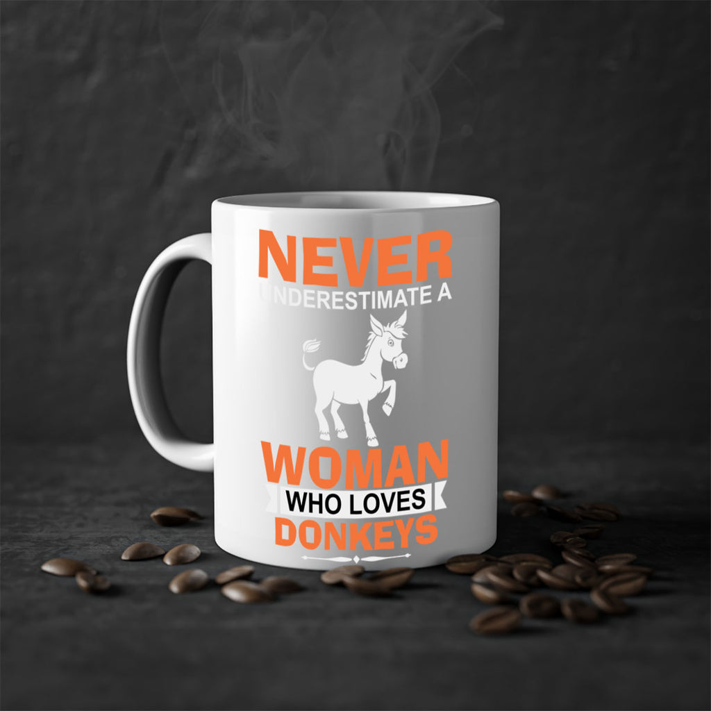 never underestimate a woman who loves donkeys Style 1#- Donkey-Mug / Coffee Cup