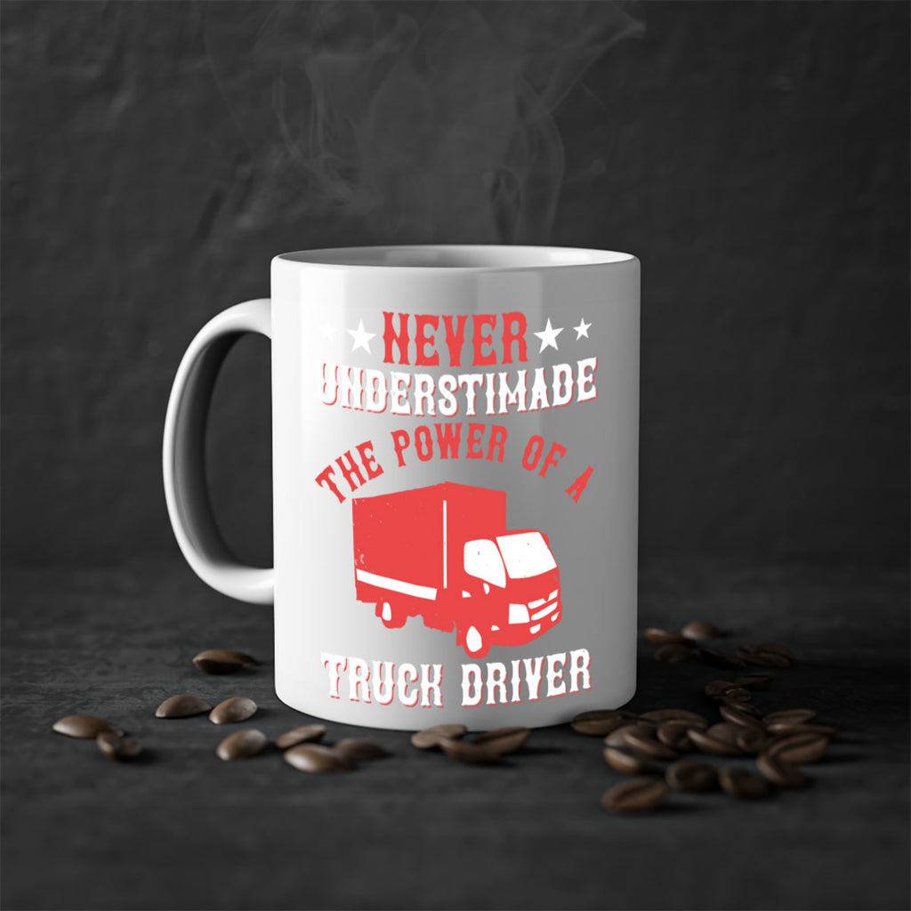 never understimade the power of a truck driver Style 27#- truck driver-Mug / Coffee Cup