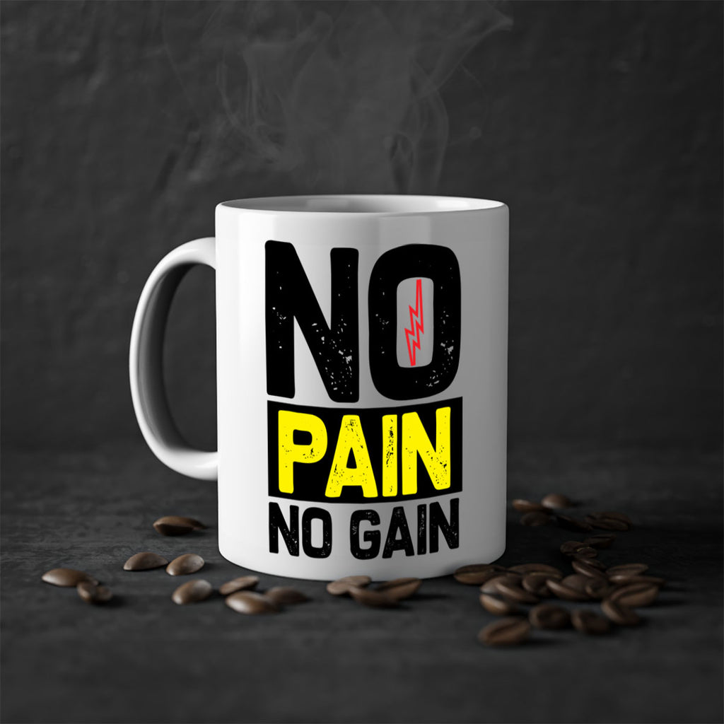 no pain no gain 5#- gym-Mug / Coffee Cup