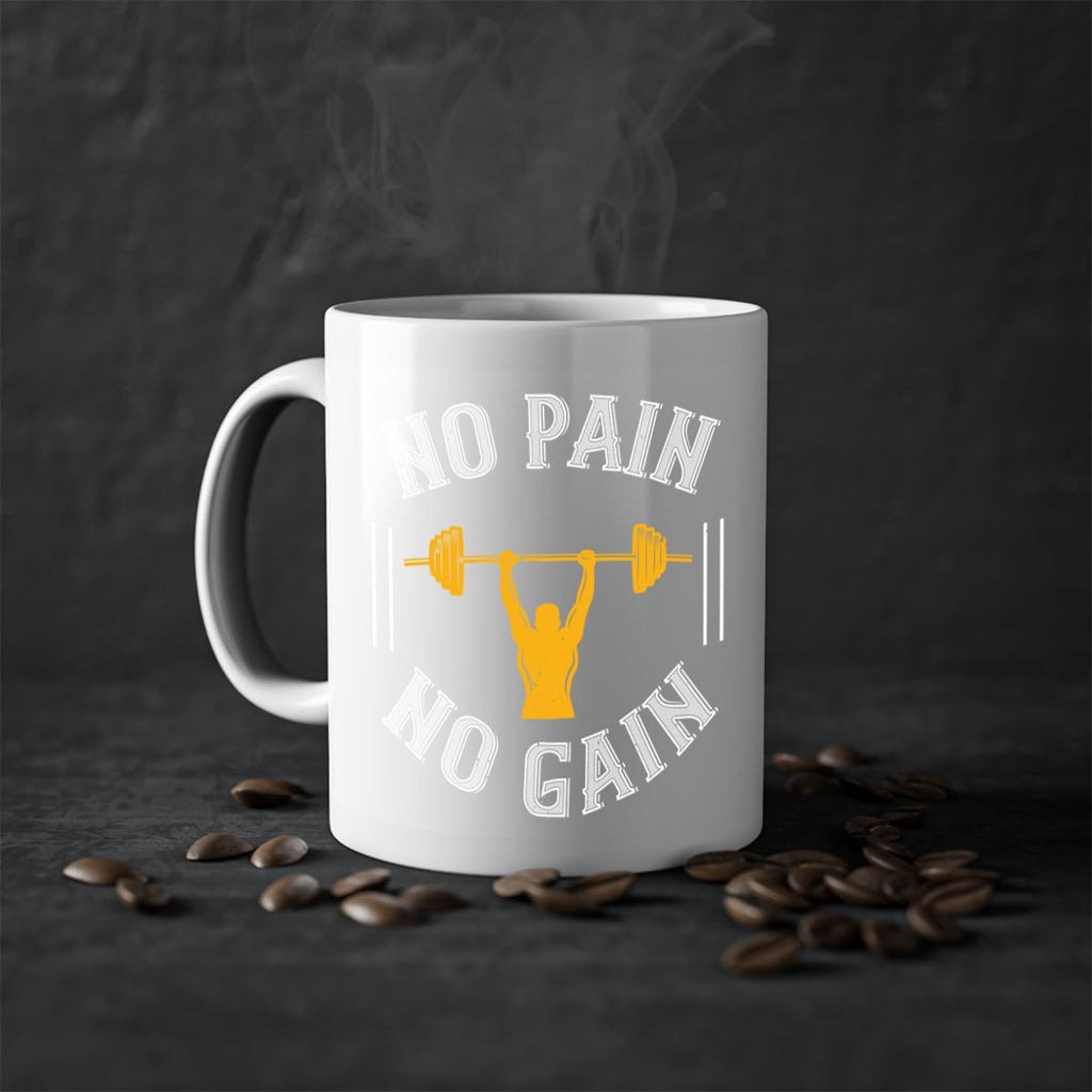 no pain no gain 81#- gym-Mug / Coffee Cup