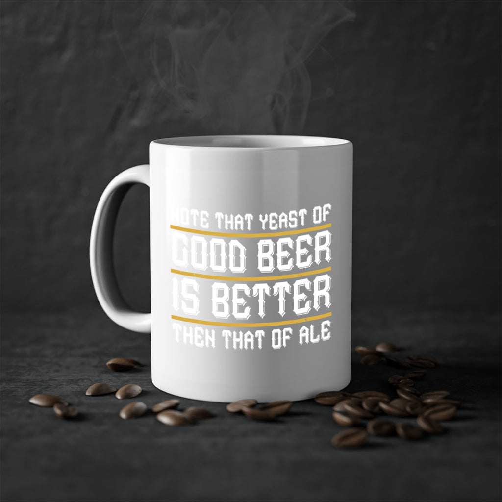 note that yeast of good beer is better then that of ale 55#- beer-Mug / Coffee Cup