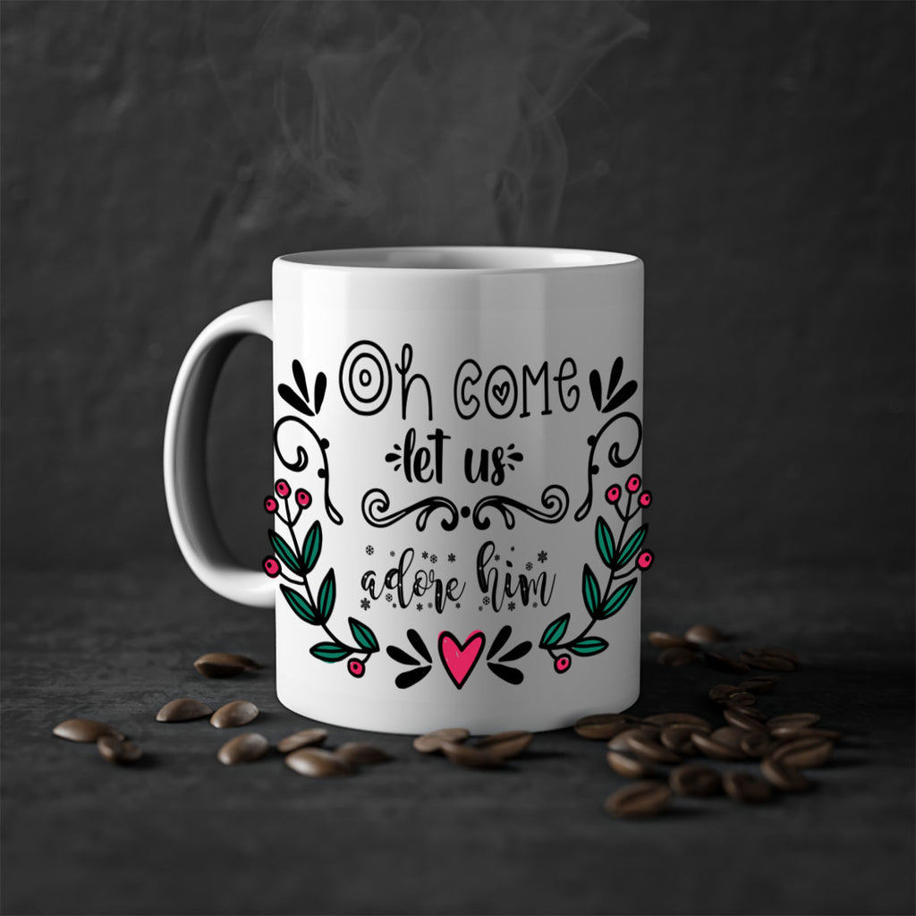 oh come let us adore him style 551#- christmas-Mug / Coffee Cup