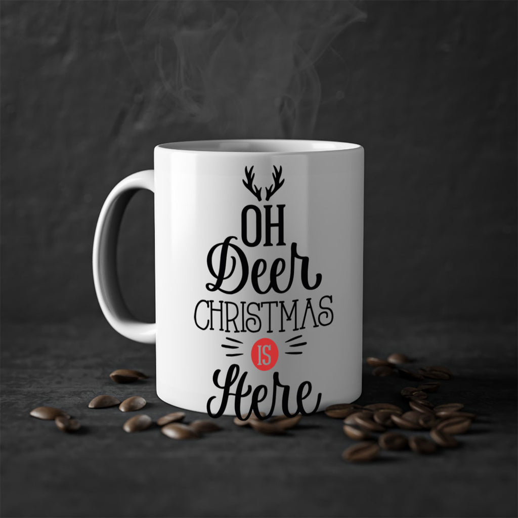 oh deer christmas is here 70#- christmas-Mug / Coffee Cup