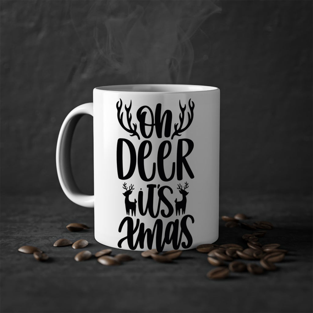 oh deer its xmas gold 69#- christmas-Mug / Coffee Cup