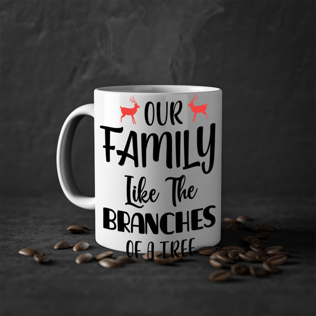 our family like the branches of a tree style 578#- christmas-Mug / Coffee Cup