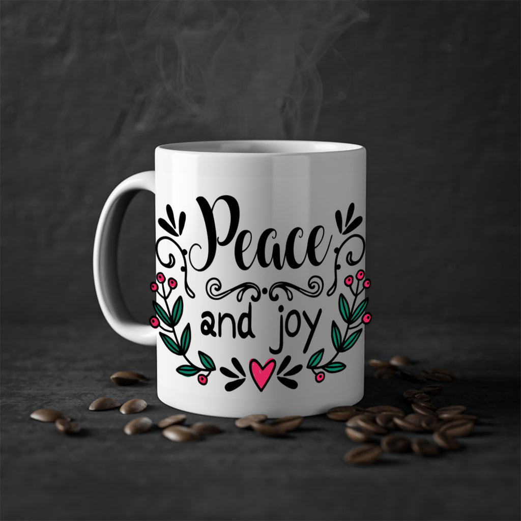 peace and joy style 582#- christmas-Mug / Coffee Cup