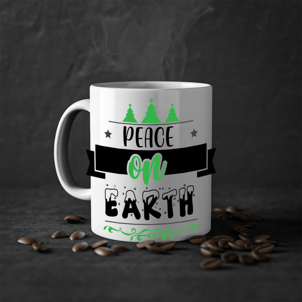 peace on earth style 585#- christmas-Mug / Coffee Cup