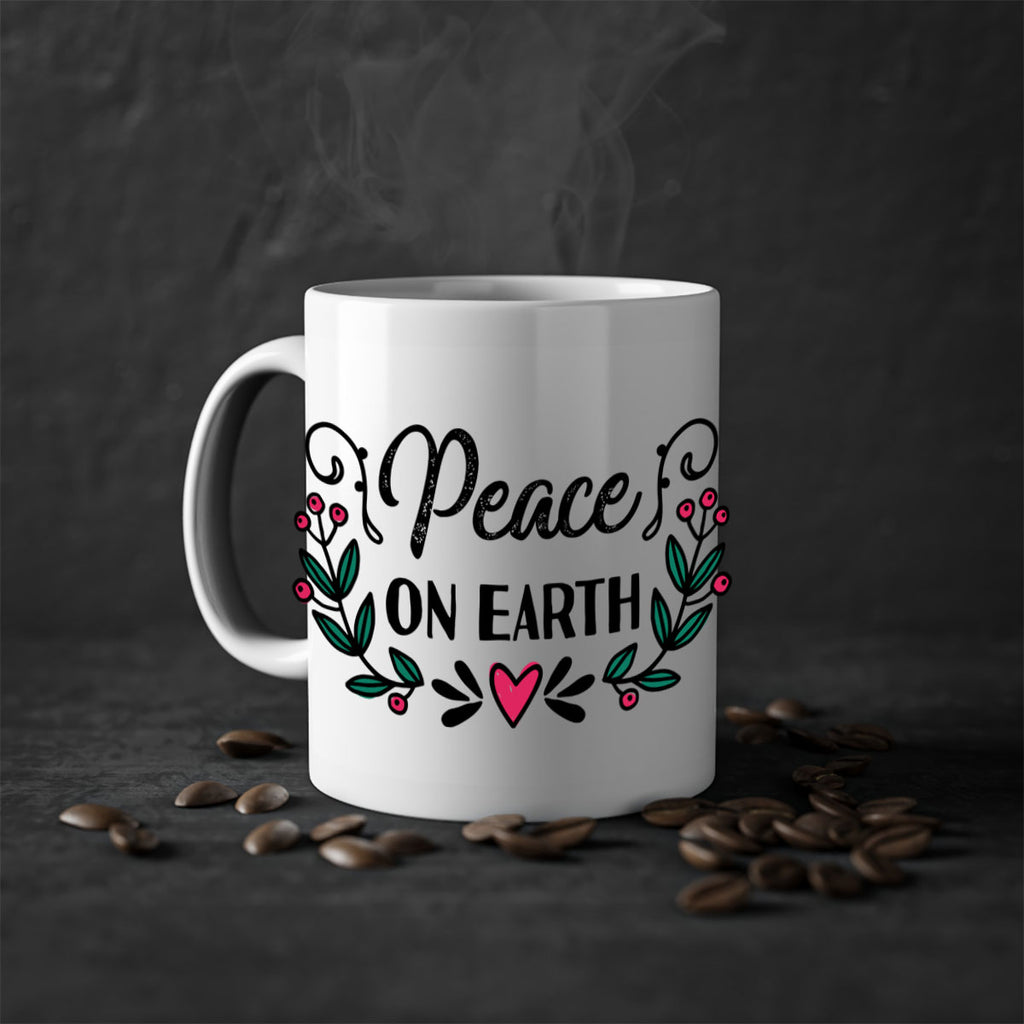 peace on earth style 586#- christmas-Mug / Coffee Cup