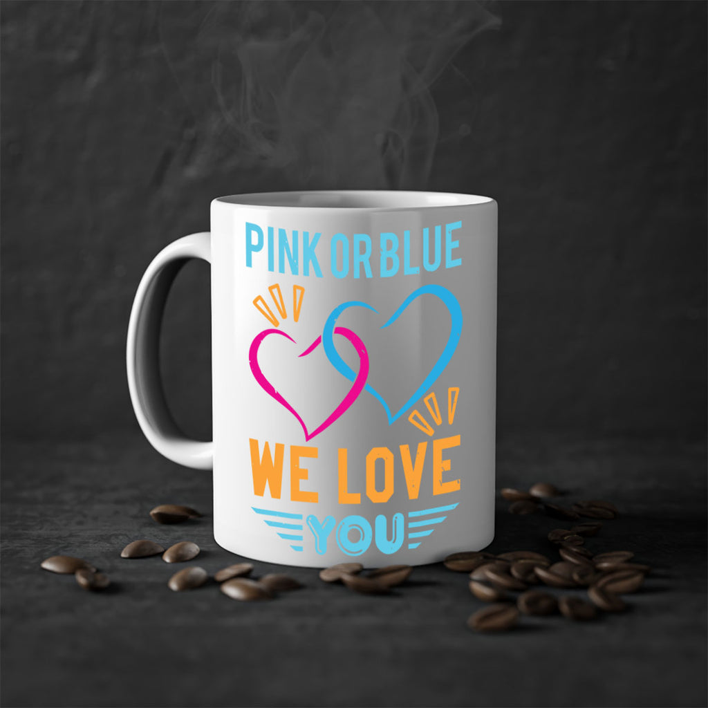 pink or blue we love you Style 20#- baby shower-Mug / Coffee Cup
