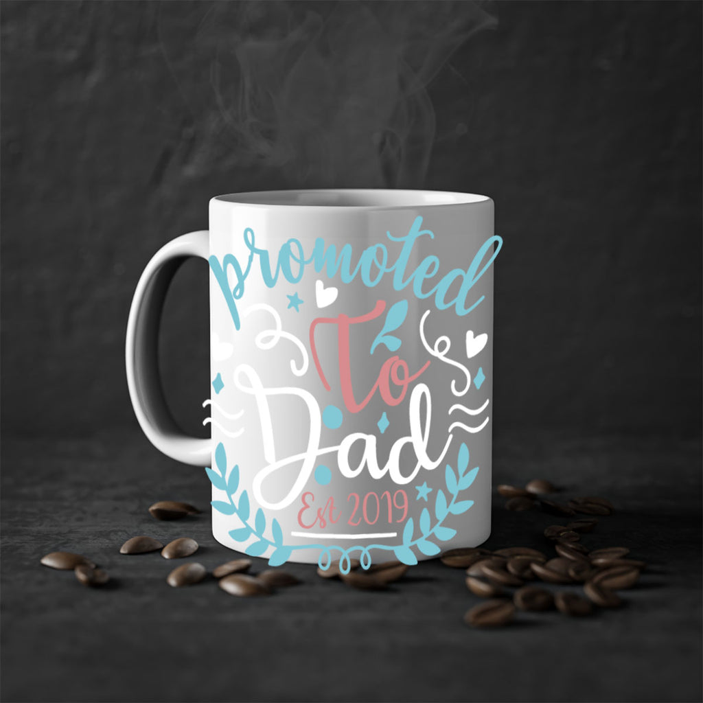 promoted to dad est 10#- fathers day-Mug / Coffee Cup