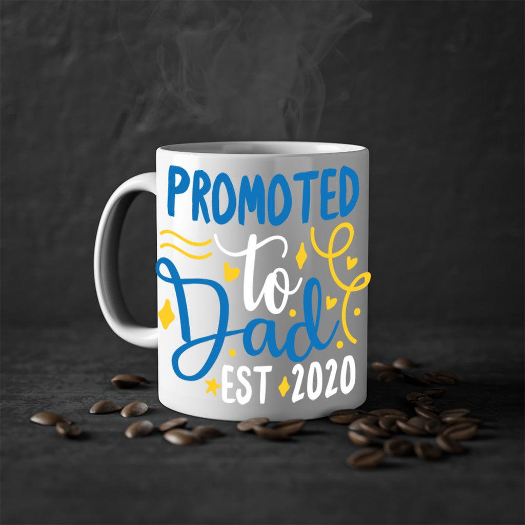 promoted to dad est 7#- fathers day-Mug / Coffee Cup