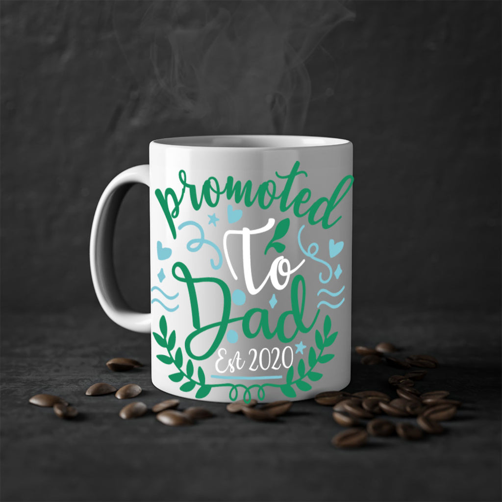 promoted to dad est 8#- fathers day-Mug / Coffee Cup