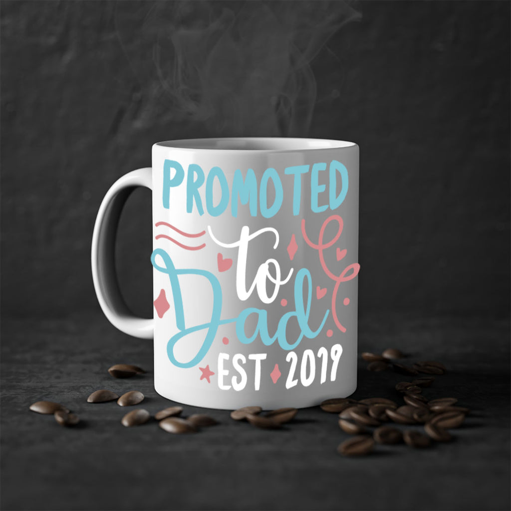 promoted to dad est 9#- fathers day-Mug / Coffee Cup