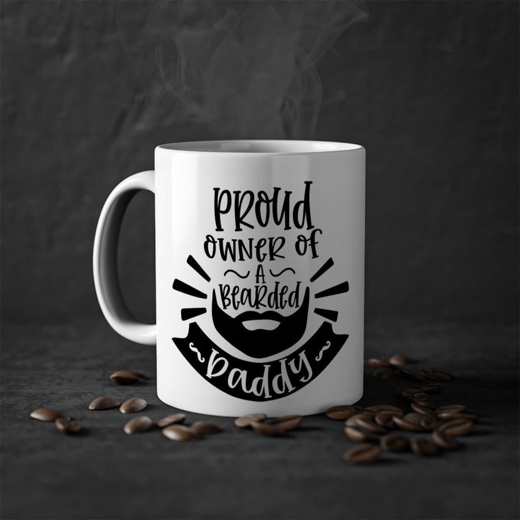 proud owner of a bearded daddy 20#- fathers day-Mug / Coffee Cup
