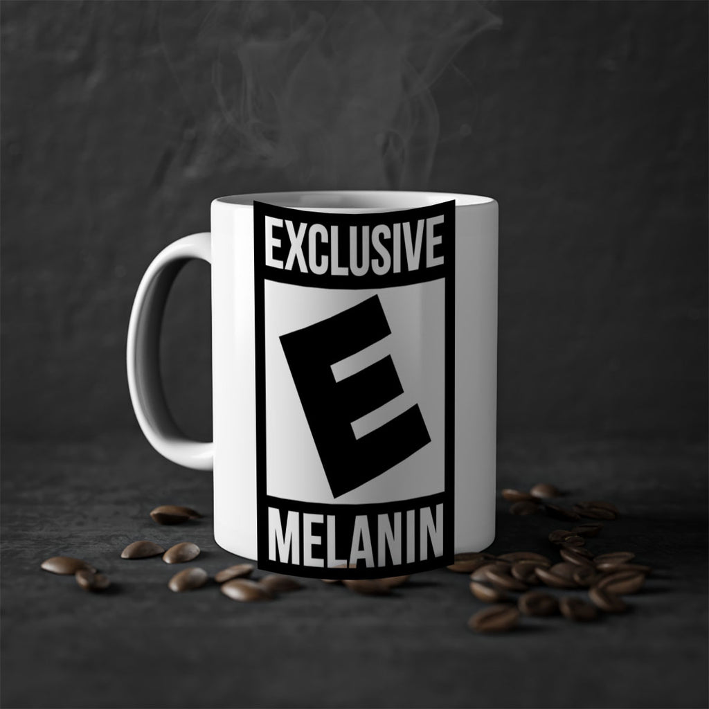 rated exclusive melanin 46#- black words - phrases-Mug / Coffee Cup