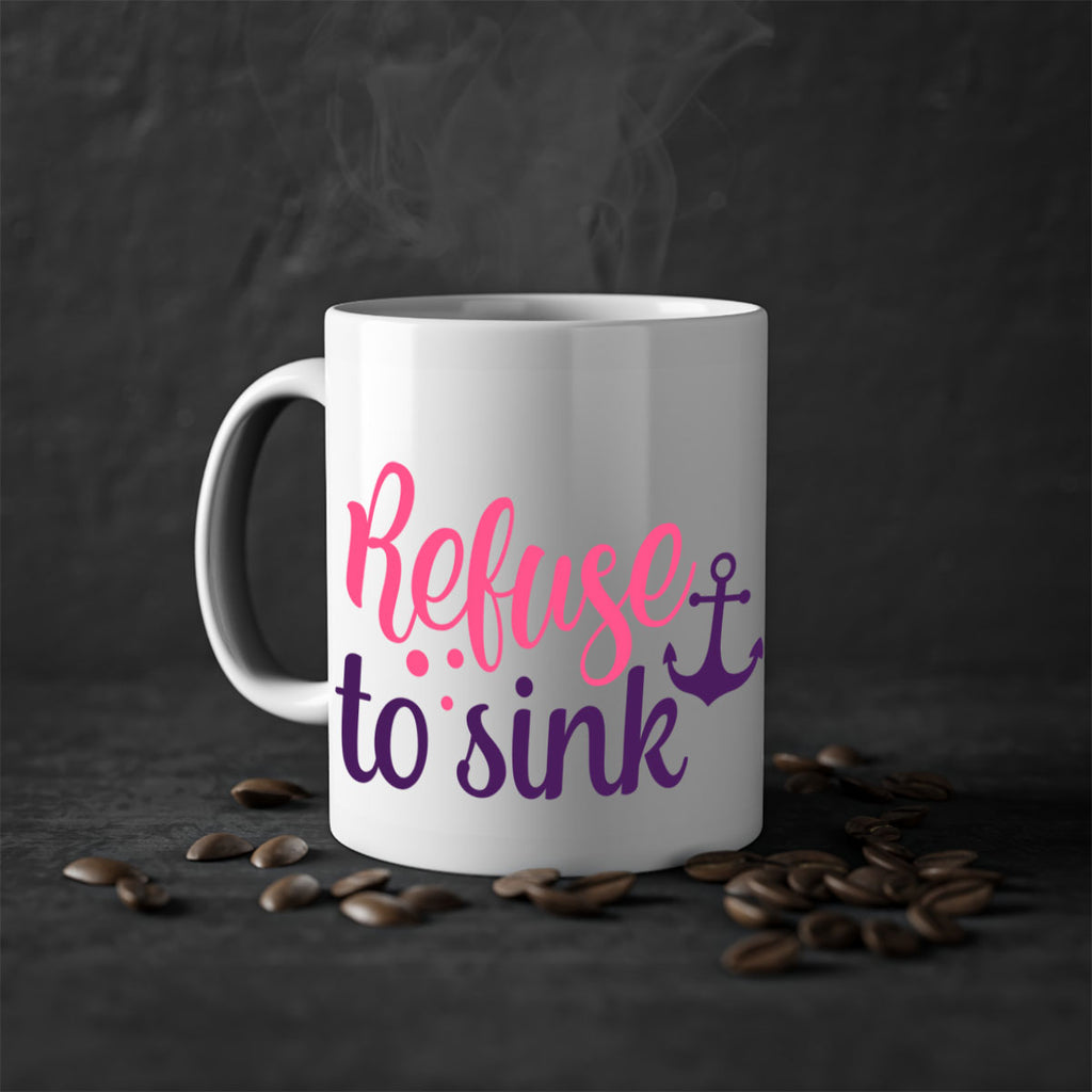 refuse to sink Style 4#- breast cancer-Mug / Coffee Cup