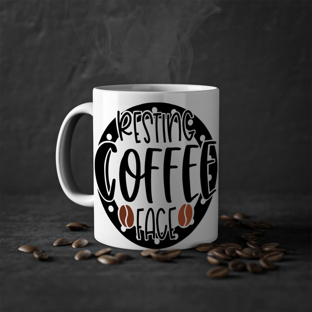 resting coffee face 41#- coffee-Mug / Coffee Cup