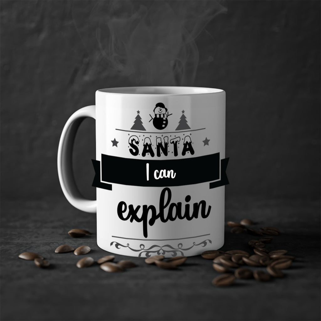 santa i can explain style 604#- christmas-Mug / Coffee Cup