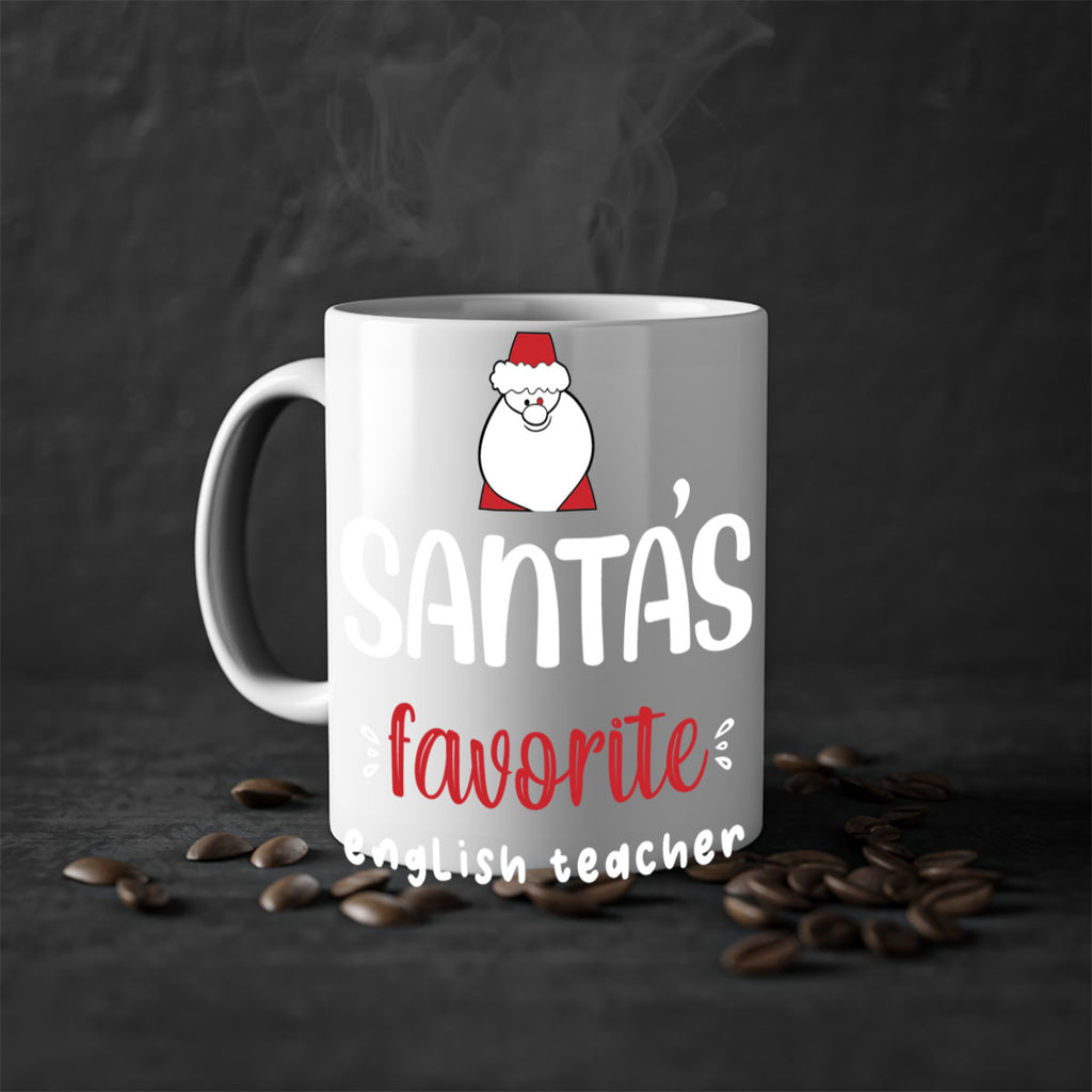 santa's favorite english teacher style 613#- christmas-Mug / Coffee Cup