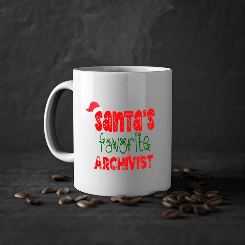 santas favorite archivist style 650#- christmas-Mug / Coffee Cup