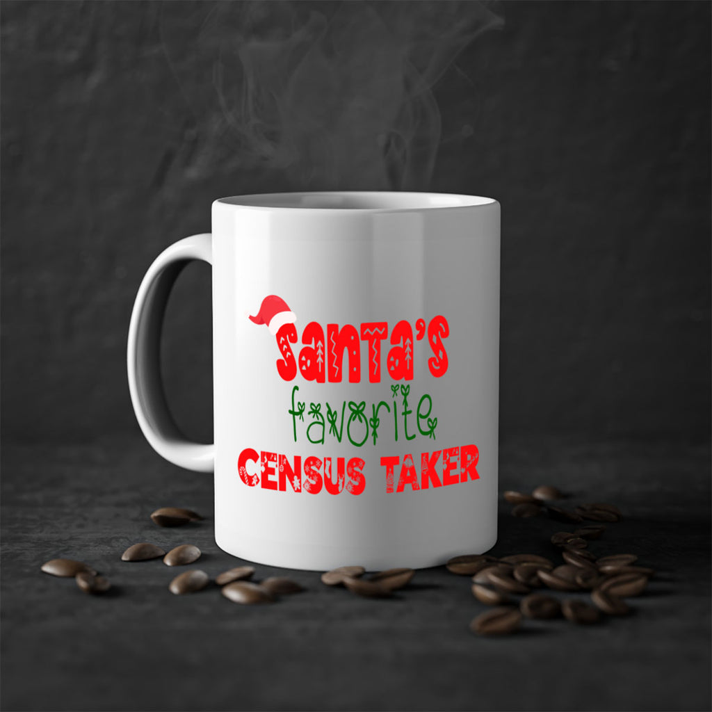 santas favorite census taker style 707#- christmas-Mug / Coffee Cup