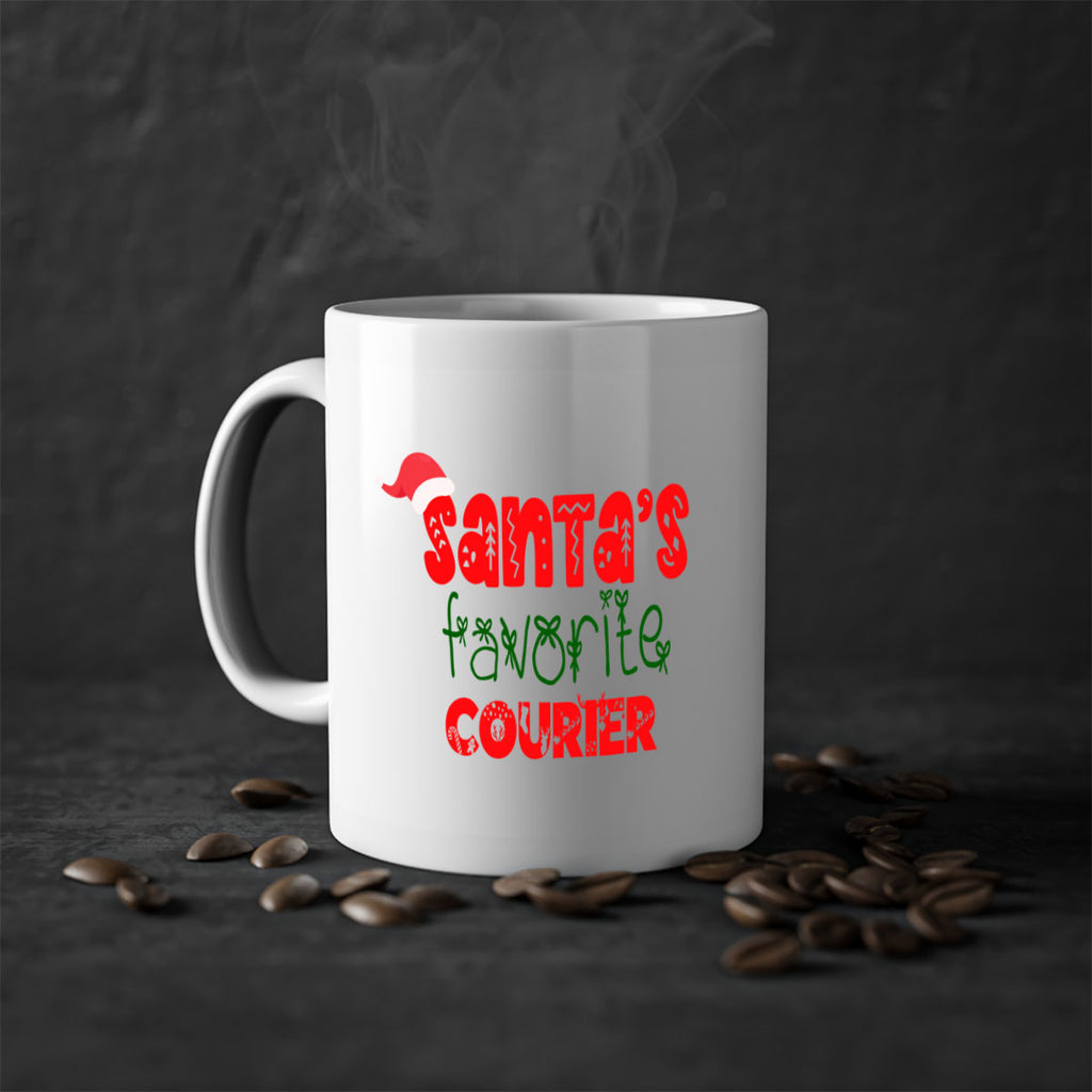 santas favorite courier style 748#- christmas-Mug / Coffee Cup
