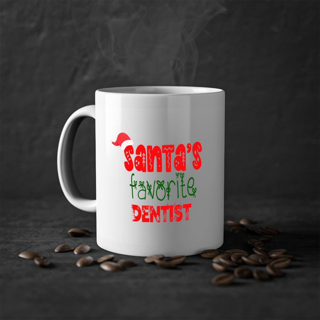 santas favorite dentist style 776#- christmas-Mug / Coffee Cup