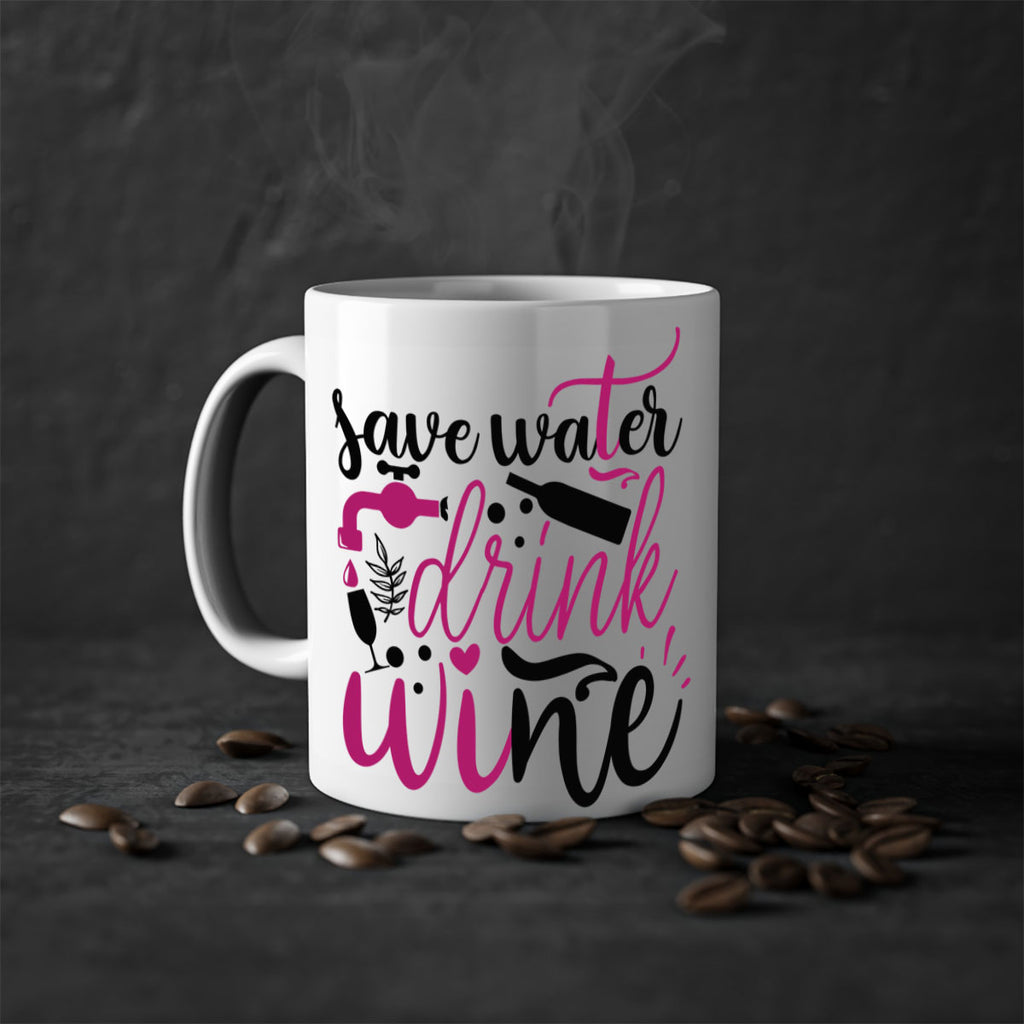 save water drink wine 170#- wine-Mug / Coffee Cup