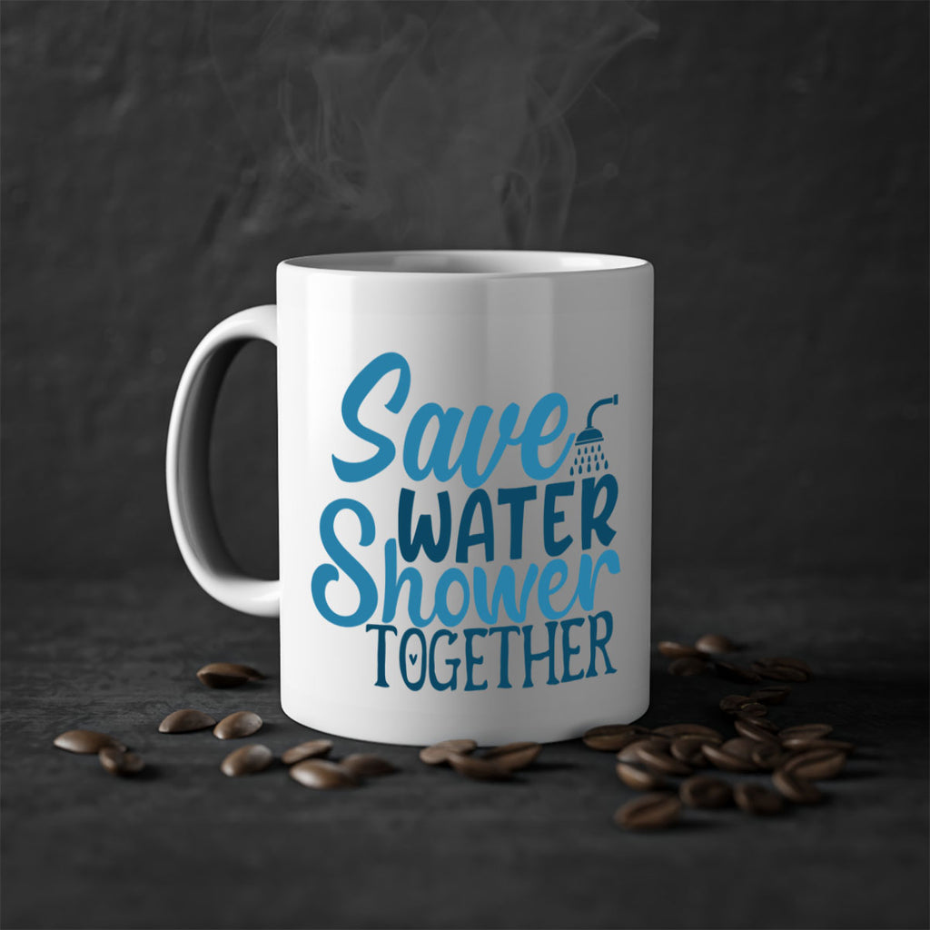 save water shower together 60#- bathroom-Mug / Coffee Cup