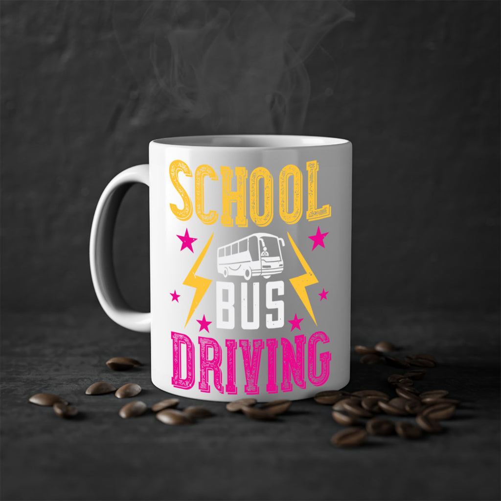 school bus driving Style 17#- bus driver-Mug / Coffee Cup