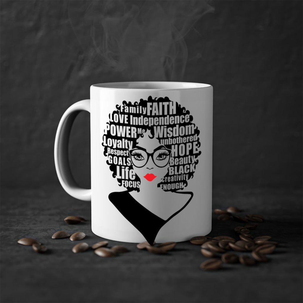 she is unique 16#- Black women - Girls-Mug / Coffee Cup