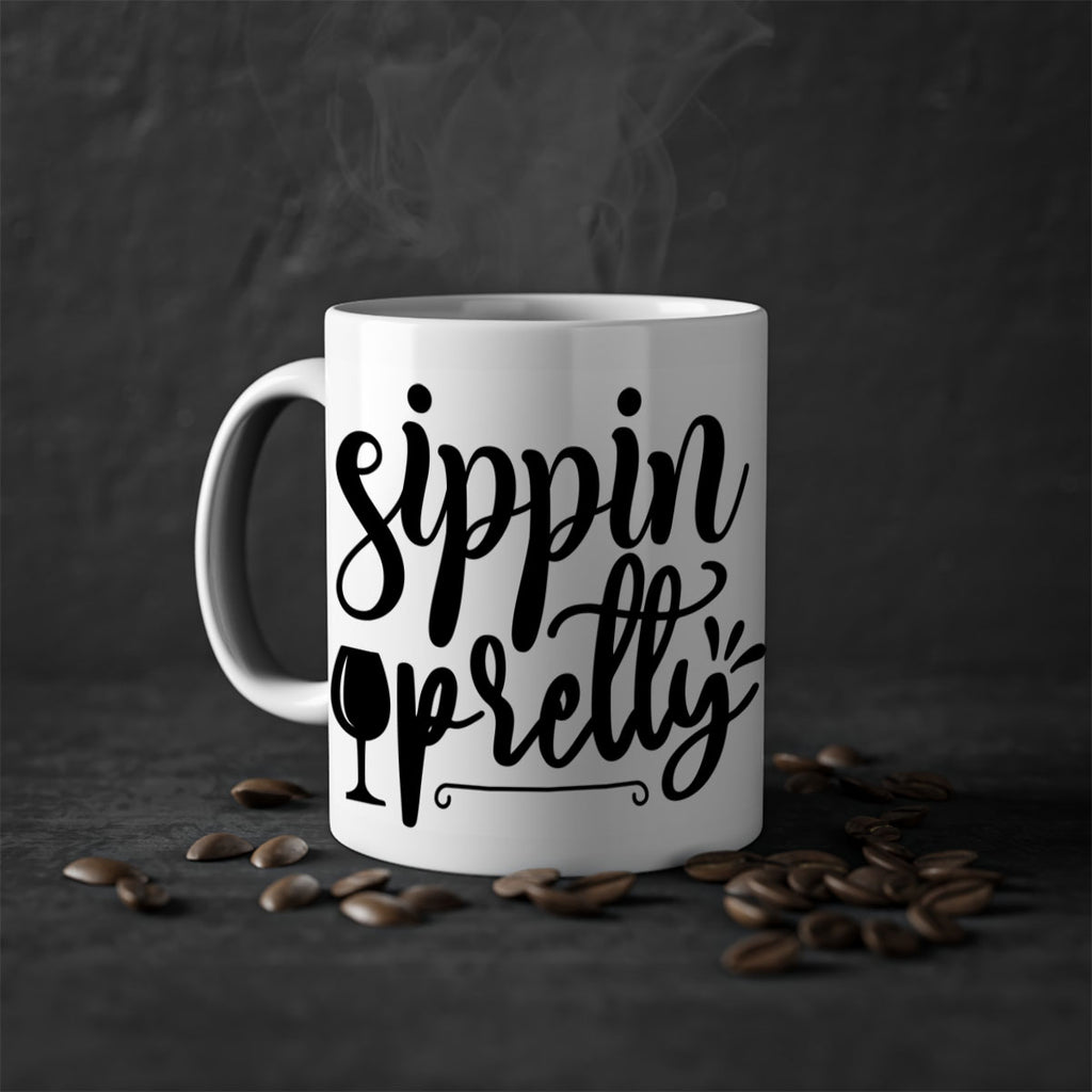 sippin pretty 160#- wine-Mug / Coffee Cup