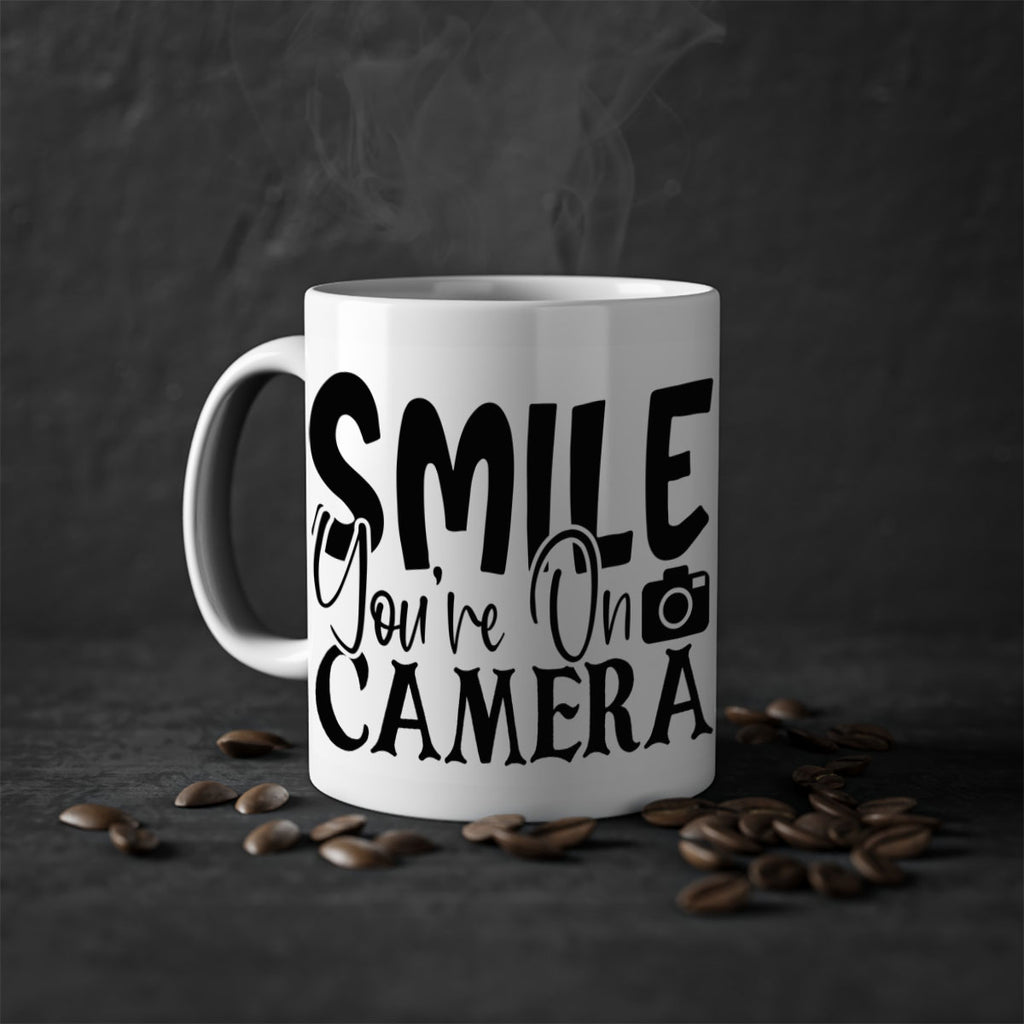 smile you’re on camera 51#- home-Mug / Coffee Cup