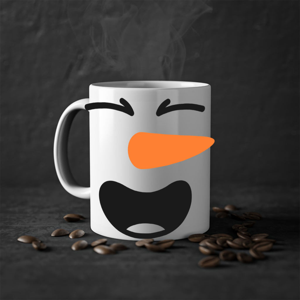 snowman face 8#- christmas-Mug / Coffee Cup