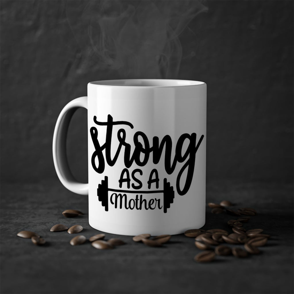 strong as a mother 13#- gym-Mug / Coffee Cup