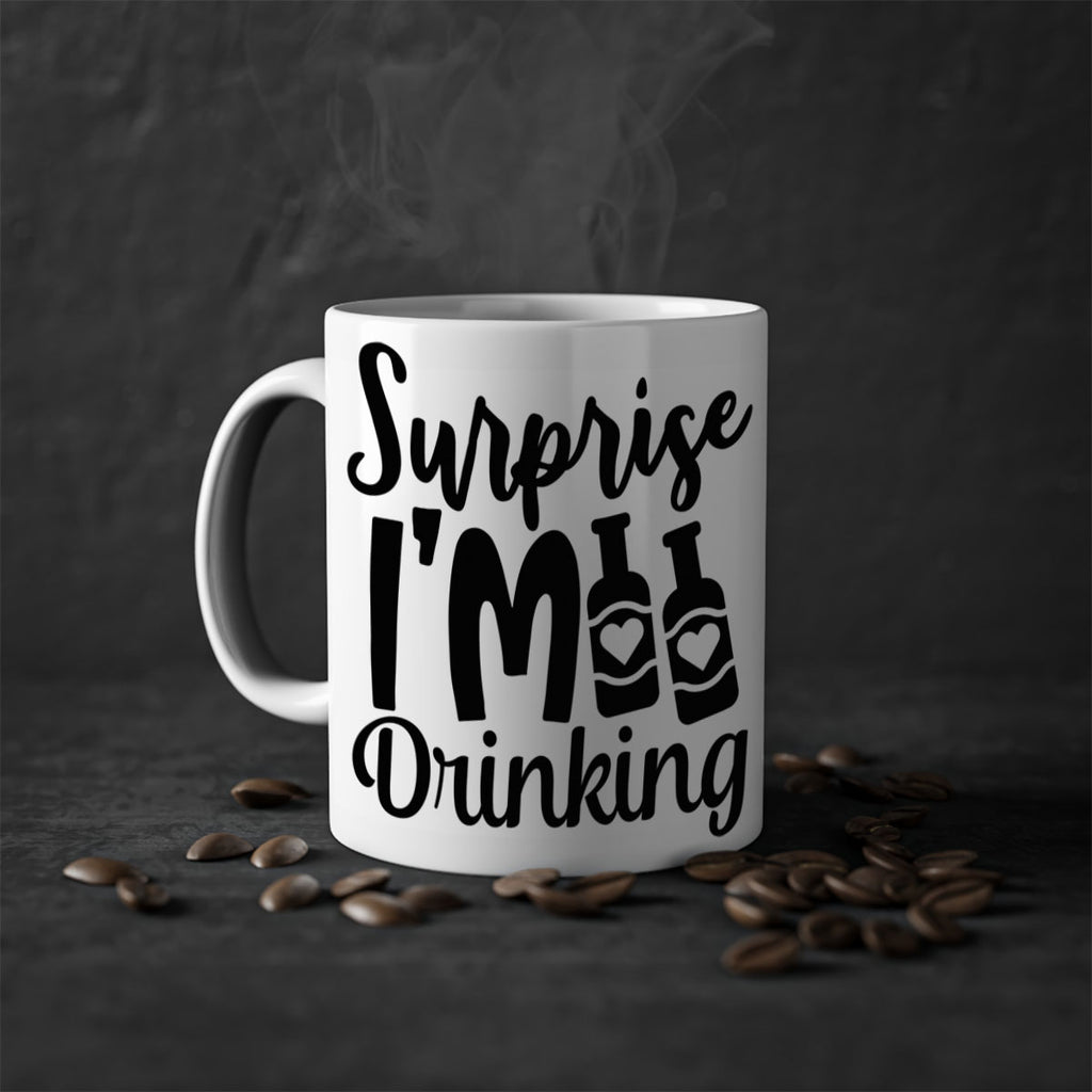 surprise im drinking 122#- beer-Mug / Coffee Cup