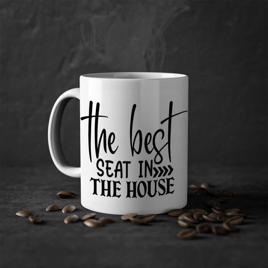 the best seat in the house 56#- bathroom-Mug / Coffee Cup
