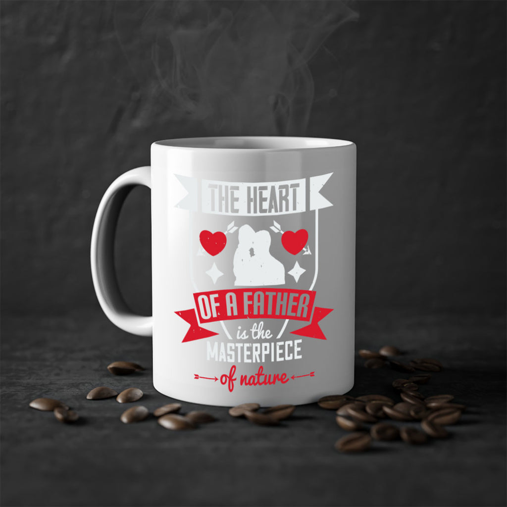 the heart of a father 159#- fathers day-Mug / Coffee Cup