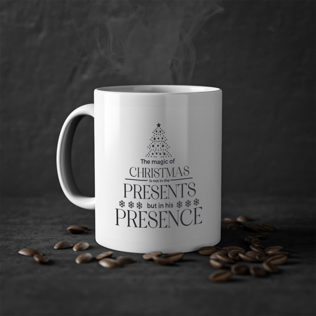 the magic of christmas is black style 1199#- christmas-Mug / Coffee Cup