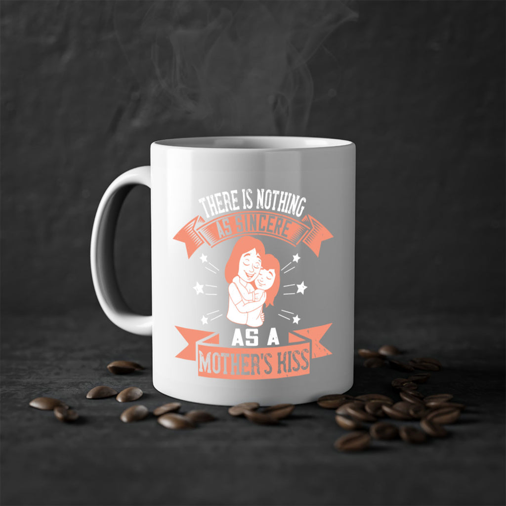 there is nothing as sincere as a mother’s kiss 40#- mom-Mug / Coffee Cup