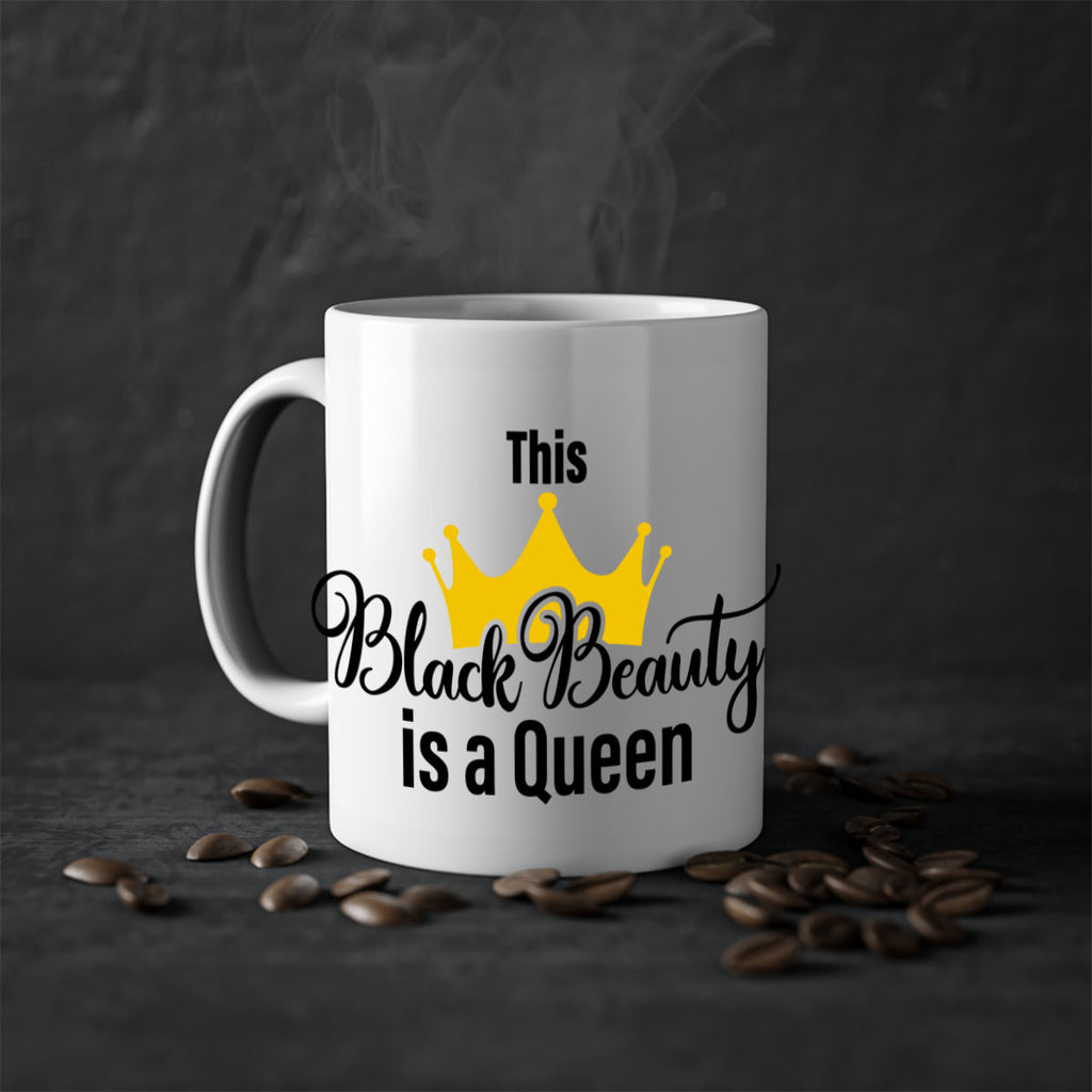 this black beauty is a queen Style 3#- Black women - Girls-Mug / Coffee Cup