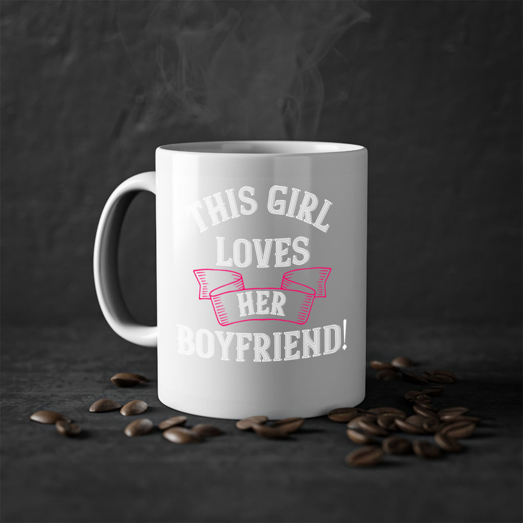 this girl loves her boyfriend 7#- valentines day-Mug / Coffee Cup