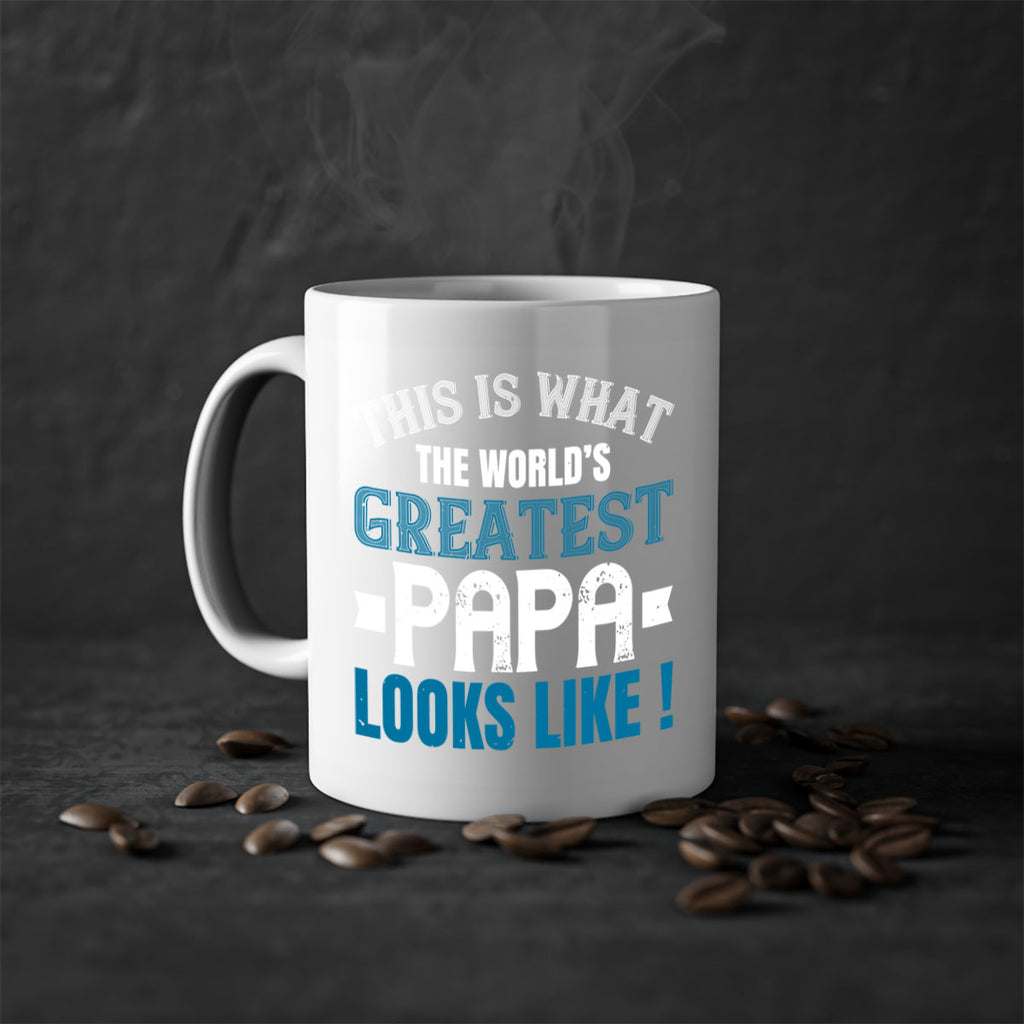 this is what the worlds gratest papa 2#- grandpa-Mug / Coffee Cup