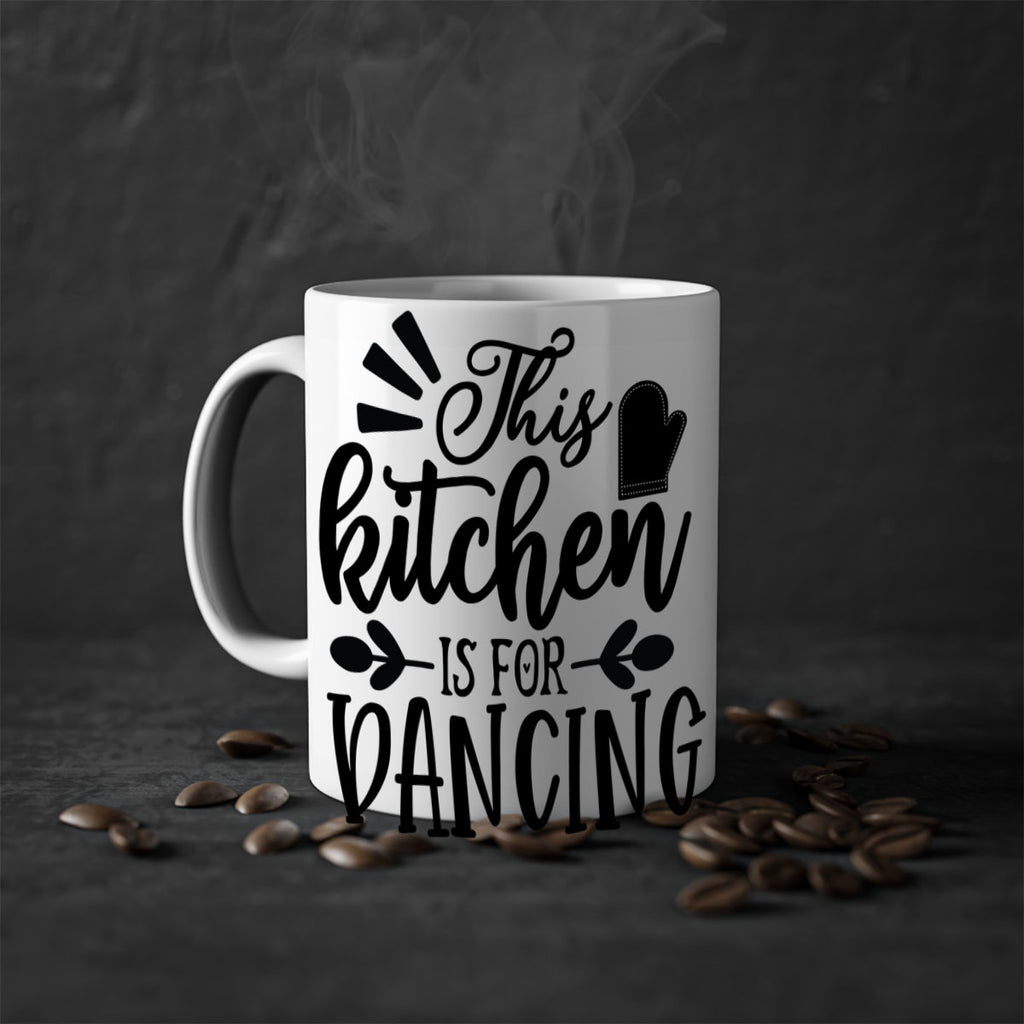 this kitchen is for dancing 74#- kitchen-Mug / Coffee Cup